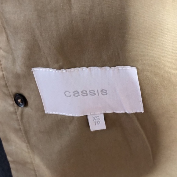 Cassis Trench coat size small - Picture 4 of 11